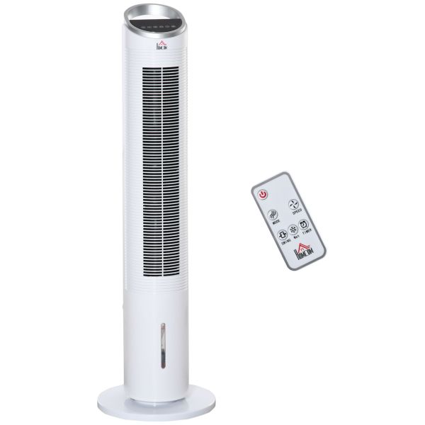 HOMCOM Luftkühler mit Wasserkühlung Turmventilator Klimagerät 20㎡ 60W