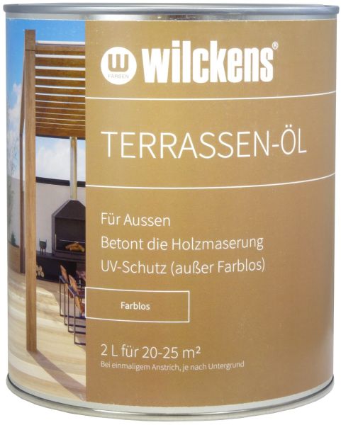 WILCKENS Terrassen-Öl - ca. 2 Liter, Farblos