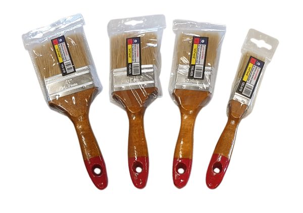 Vago-Tools Lasurpinsel Flachpinsel Pinselset 96 tlg Set Lackpinsel 25/38/50/63mm