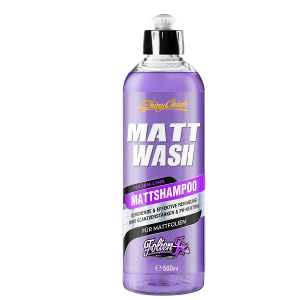 MATT WASH - MATTSHAMPOO Autoshampoo mit hoher Reinigungskraft für Mattfolien 500ml