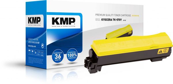 KMP K-T47 Tonerkartusche ersetzt Kyocera TK570Y (1T02HGAEU0)