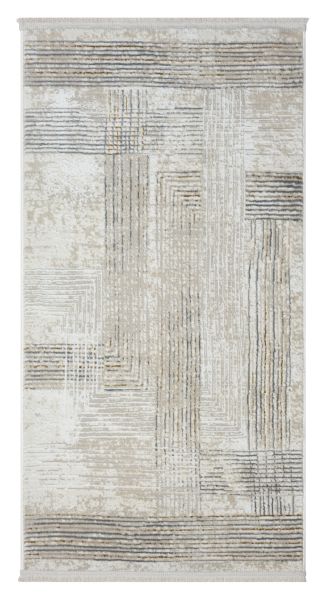 Teppich Timeless Elegance , 80cm x 150cm, Farbe Beige, rechteckig, Florhöhe 10mm