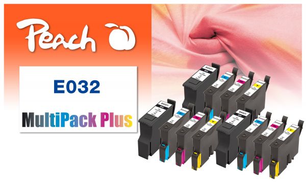 Peach Spar Pack Plus Tintenpatronen ersetzt Epson T0321, T0322, T0323, T0324