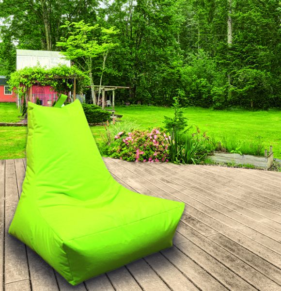 Kinzler Outdoorfähiger Lounge-Sessel, ca. 100x90x80 cm, Farbe: Apfelgrün