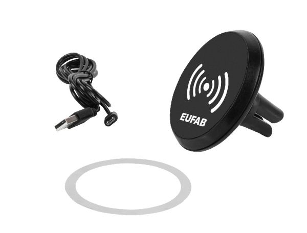 EUFAB Induktions Lader mit magnetischem Handyhalter