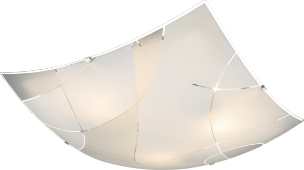 Globo Lighting - PARANJA - Deckenleuchte Metall weiß, 3x E27 ILLU