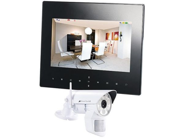 VisorTech Überwachungsset Monitor + 1x Kamera