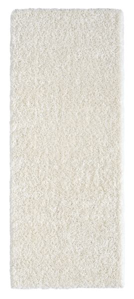 Teppich Elodie, 80cm x 200cm, Farbe Weiß, rechteckig, Florhöhe 37mm