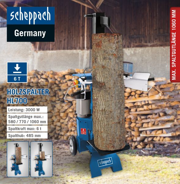 Scheppach Holzspalter HL700