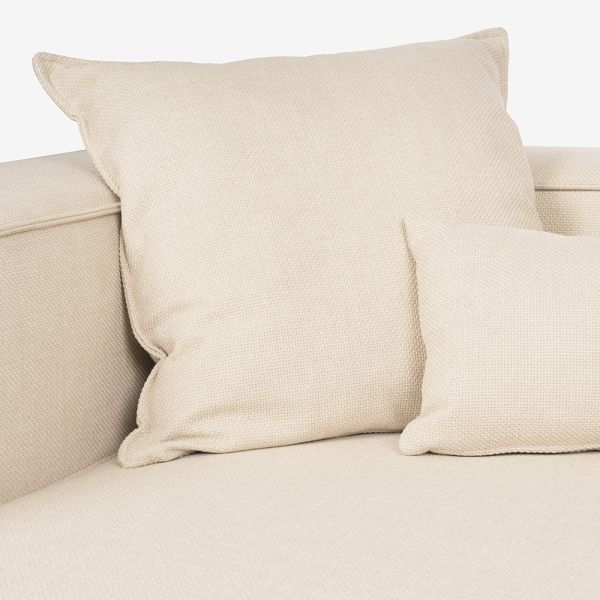 HOME DELUXE Modulares Sofa VERONA - L beige