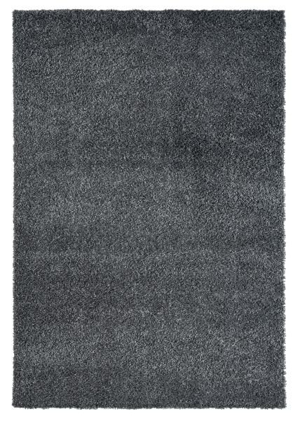 Teppich Elodie, 200cm x 290cm, Farbe Dunkelgrau, rechteckig, Florhöhe 37mm