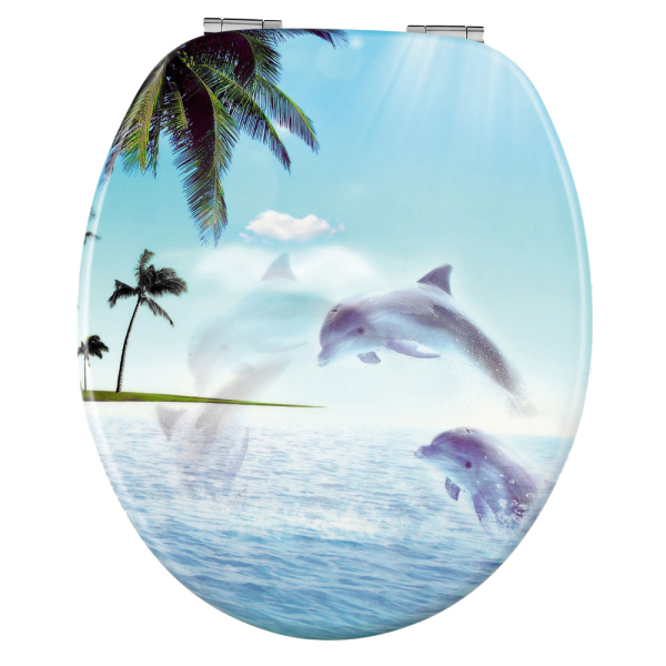 Badkomfort 3D Sitz Delfin mit Absenkautomatik