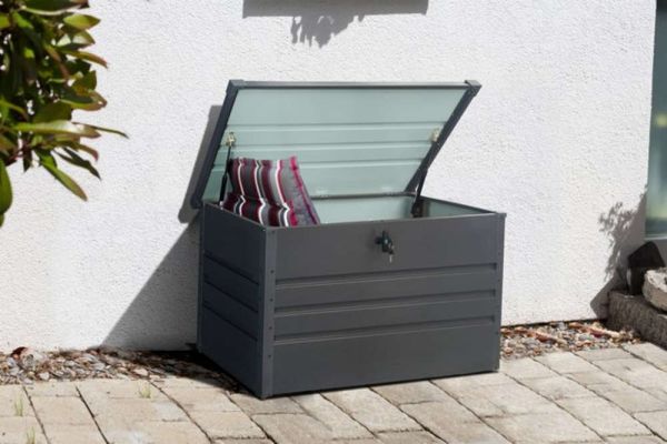 Solax-Sunshine Aufbewahrungsbox 300 L Metall-Aufbewahrungsbox, ca. 100 x 61 x 62 cm - Anthrazit