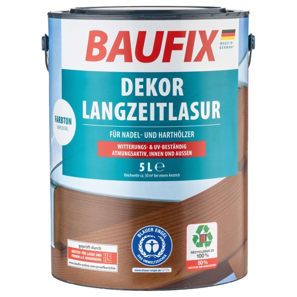 Baufix Dekor-Langzeitlasur, Eiche Dunkel