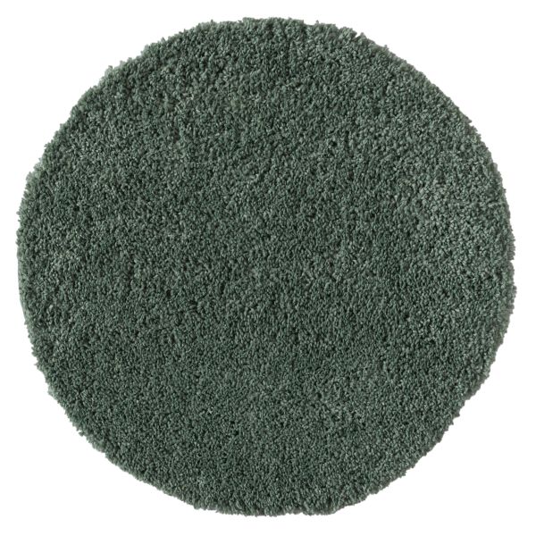 Teppich Elodie, 100cm x 100cm, Farbe Hellgrün, rund, Florhöhe 37mm