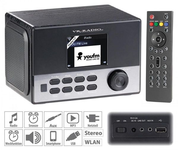 VR-Radio IRS-650 WLAN DAB+ Internetradio