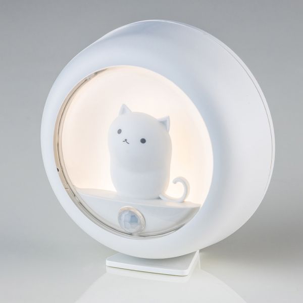 SEG Akku-LED-Sensor-Nachlicht - Katze