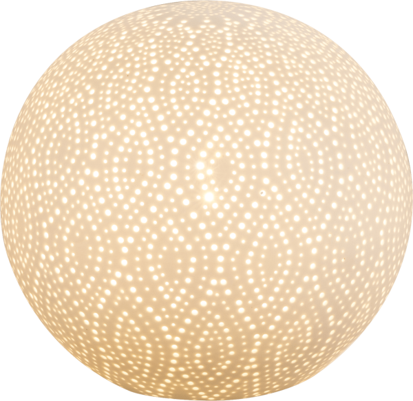 Globo Lighting - ASKJA - Tischleuchte Porzellan weiß, 1x E14