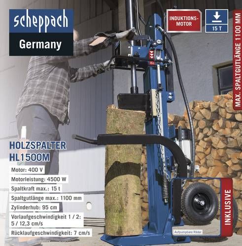 Scheppach Holzspalter HL1500M