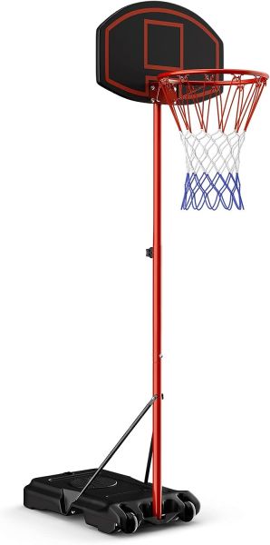 COSTWAY Basketballständer 158-218cm höhenverstellbar