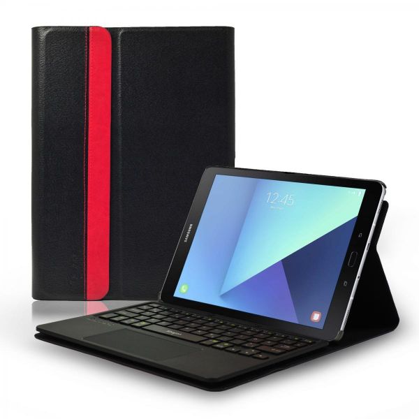 Sharon Galaxy Tab S3 9.7 Schutztasche mit herausnehmbarer Tastatur