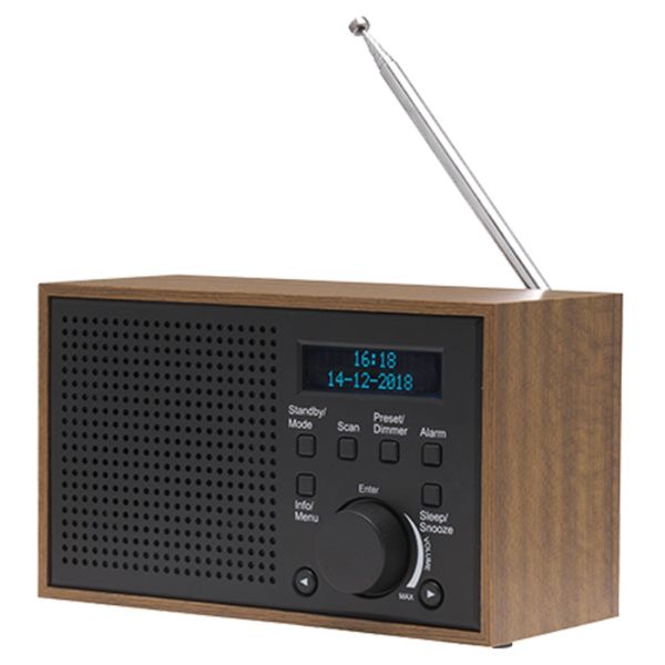 Denver DAB+/FM-Radio im Holzgehäuse 