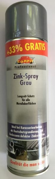 Carfit Zink-Spray, Grau 