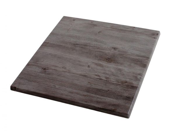 Werzalit - Tischplatte PONDEROSA GRAU 70x70 cm