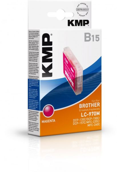 KMP B15 Tintenpatrone ersetzt Brother LC970M