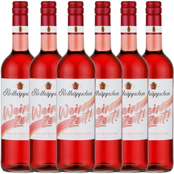 Rotkäppchen Rosè Weinzeit halbtrocken - 6er Karton