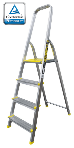 Leiter - Aluminium , 4 Stufen , klappbar - 150 kg