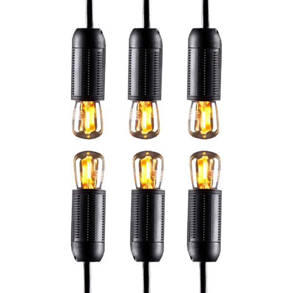 I-Glow Leuchtmittel Filament Gold - ST26 6er Set