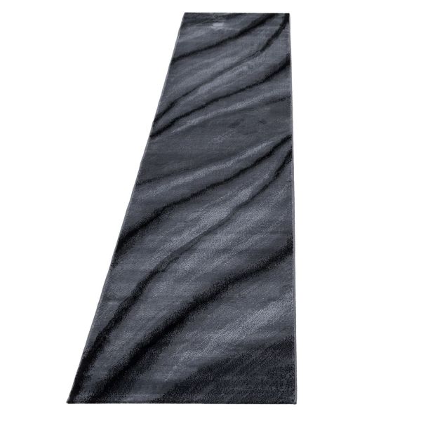 Ayyildiz Teppich, MIAMI 6630, BLACK, 80 x 300 cm