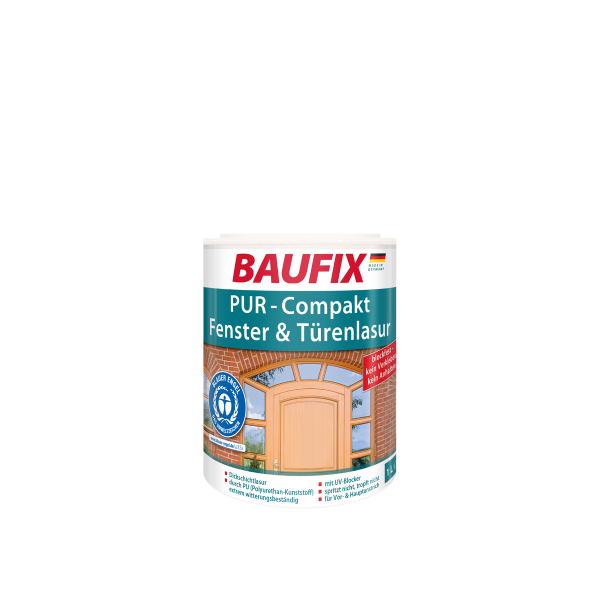 BAUFIX PU Compakt Fenster- & Türenlasur palisander