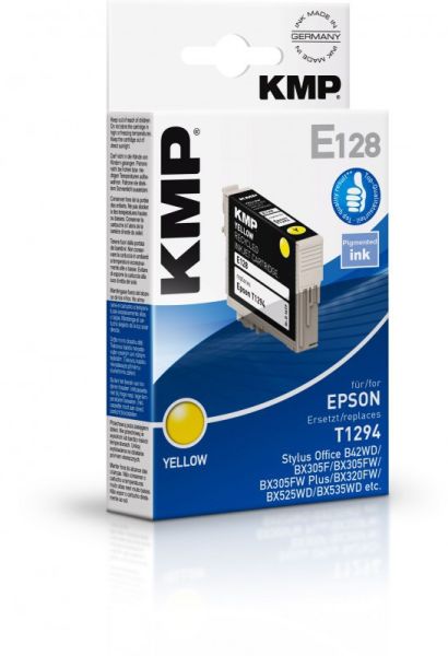 KMP E128 Tintenpatrone ersetzt Epson T1294 (C13T12944010)