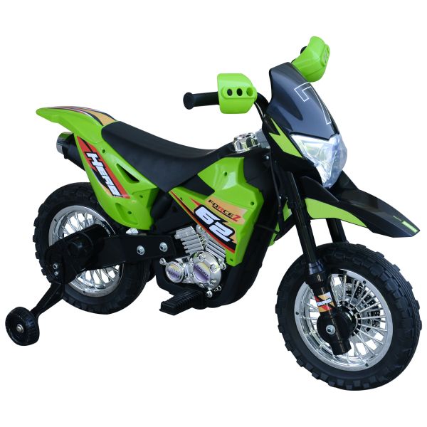 HOMCOM Elektro-Motorrad Kindermotorrad Elektrofahrzeug 3 bis 6 Jahre 3–6 km/h MP3 Musik LED-Licht So