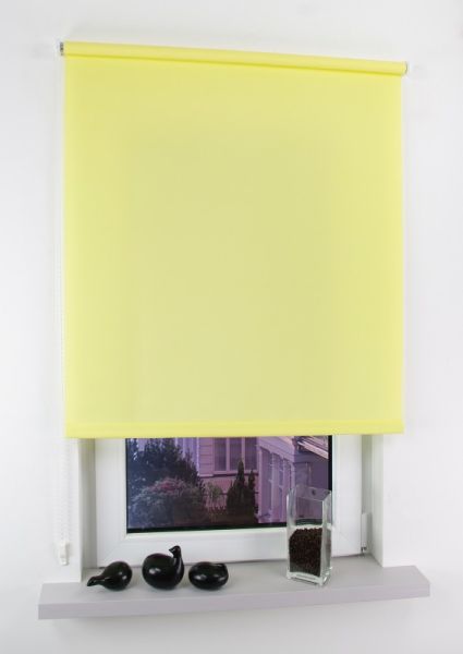 Bella Casa Seitenzugrollo Easy, gelb, 180 x 102 cm