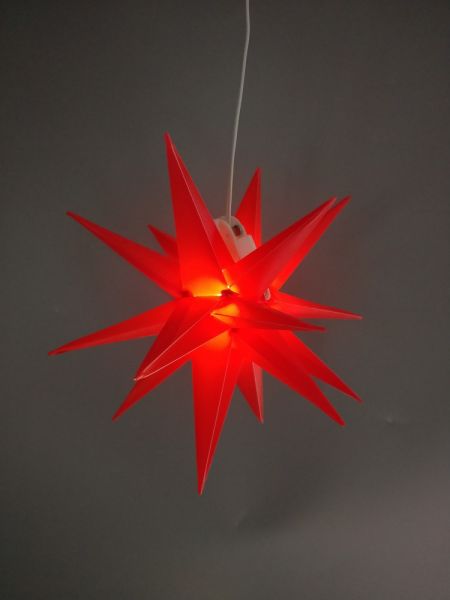 Star-Max LED-Kunststoff-Stern, Ø ca. 35 cm - Rot