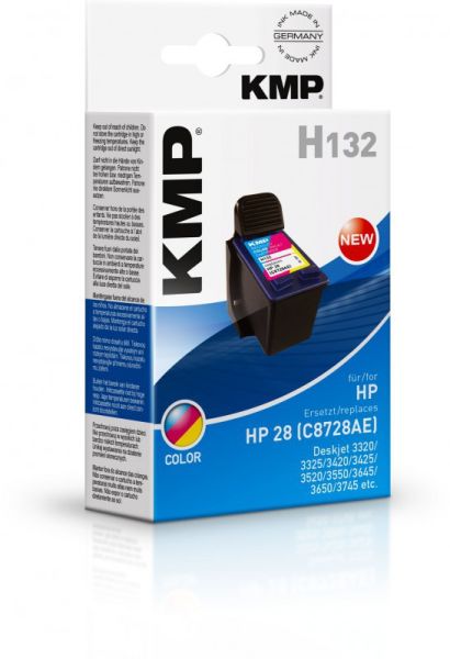KMP H132 Tintenpatrone ersetzt HP 28 (C8728AE)