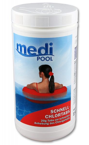 mediPOOL Schnell-Chlor Tabs, 1kg
