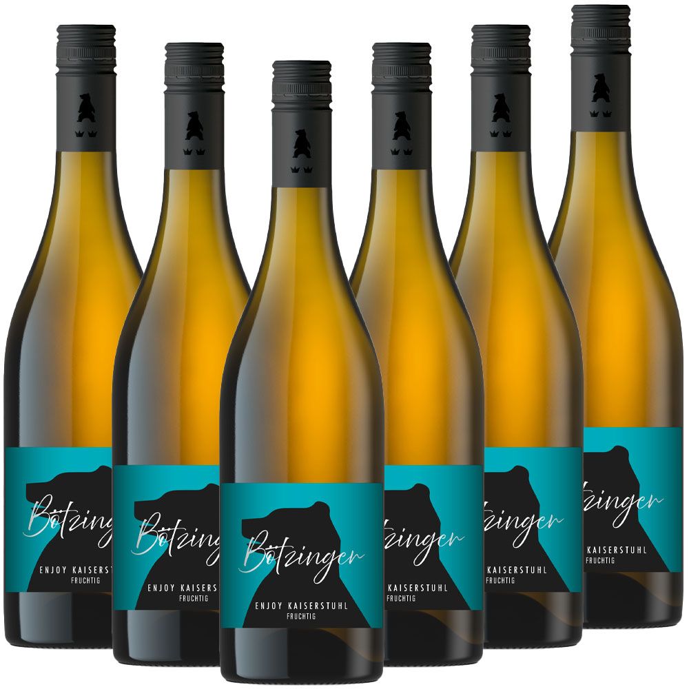 Der Bötzinger - Enjoy Weißwein Cuvée QbA feinherb - 6er Karton Winzergenossenschaft Bötzingen Norma24 DE
