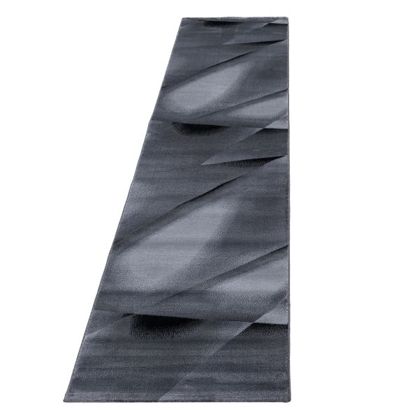 Ayyildiz Teppich, MIAMI 6590, BLACK, 80 x 300 cm