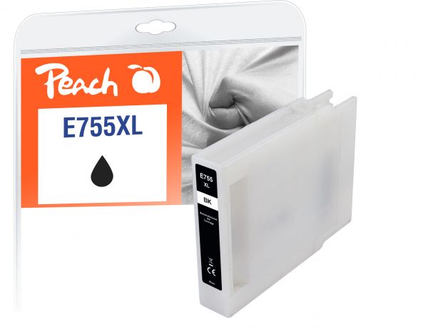 Peach XL Tintenpatrone schwarz ersetzt Epson T7551BK