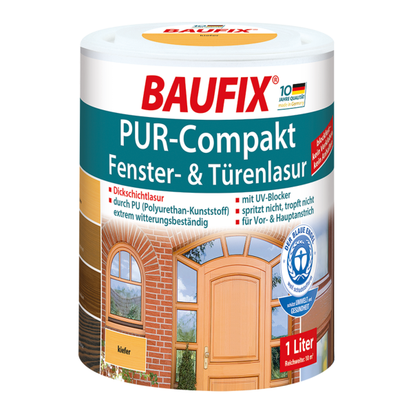 BAUFIX PU Compakt Fenster- & Türenlasur kiefer
