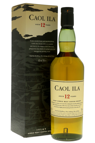 Caol Ila 12 Jahre Islay Single Malt Scotch Whisky mit Ge­schenk­ver­pa­ckung 0,7l 43%