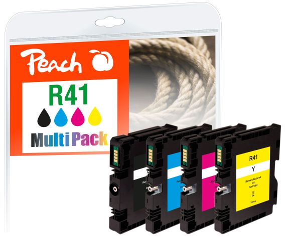 Peach Spar Pack Tintenpatronen ersetzt Ricoh GC41