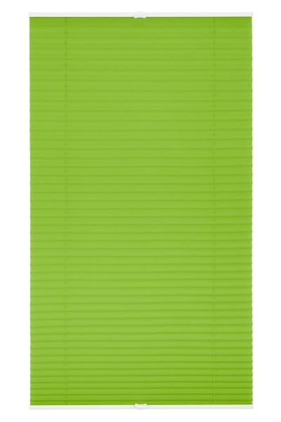 Lichtblick Plissee Klemmfix, ohne Bohren, verspannt - Grün, 90 cm x 210 cm (B x L)