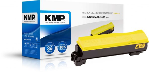 KMP K-T43 Tonerkartusche ersetzt Kyocera TK560Y (1T02HNAEU0)