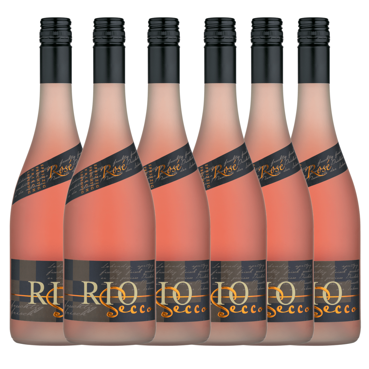 Bottwartaler Rio Secco Deutscher Perlwein Rosé 0,75 Ltr. 6er Karton Württembergische WZG Norma24 DE