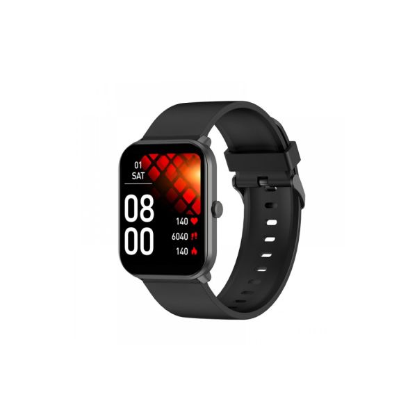 Smartwatch Bluetooth 5 Wasserdicht 1,69" Sportmodi Schwarz